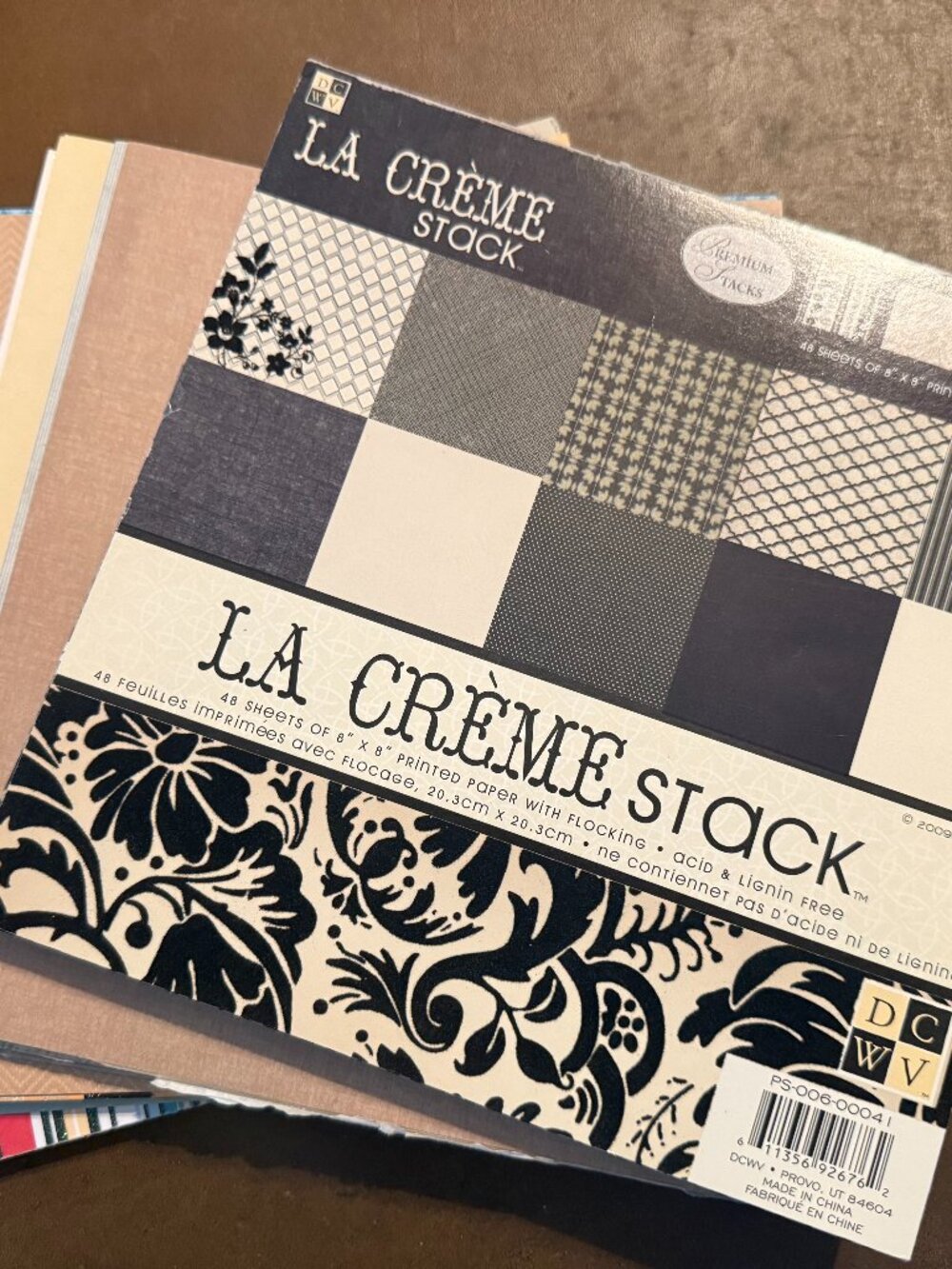 Lot of 8x8" Scrapbook Paper 80+ pages